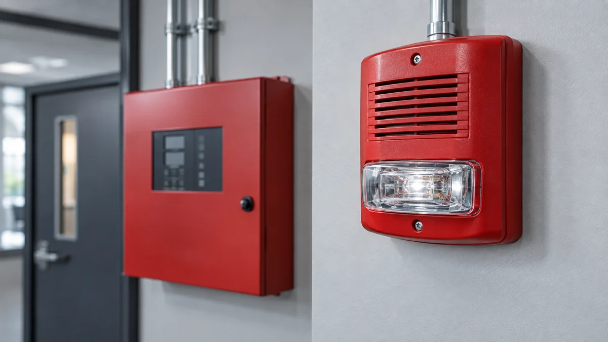 Commercial fire alarm and life safety equipment